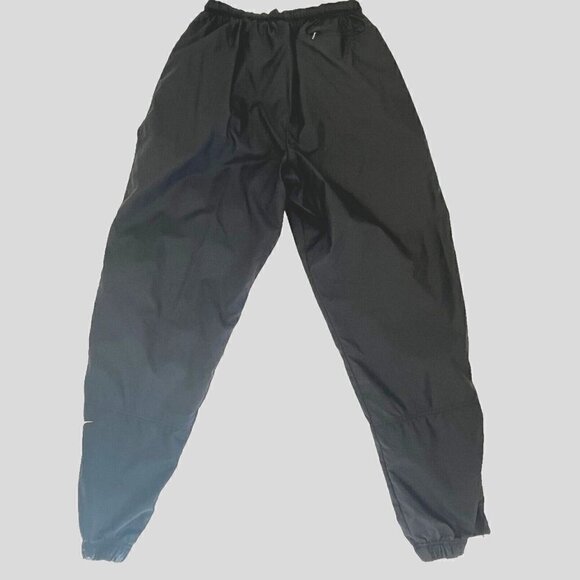 Vtg Y2K Nike Womens Nylon Track Pants12-14 Swoosh Streetwear Hip Hop 80s 90s - Picture 2 of 16